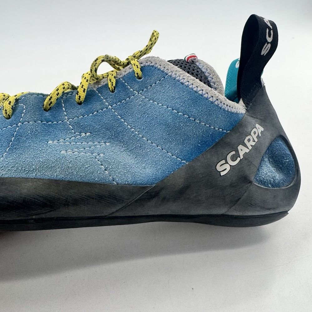 SCARPA Helix Lace-Up Climbing Shoes Blue Men's US 11 45.5 Medium Fast Shipping - Picture 6 of 16